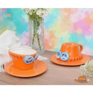 TAZA 3D CERÁMICA ONE PIECE - PORTGAS CON CAJA