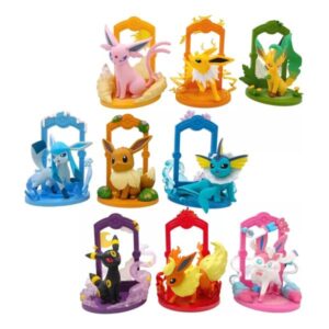 GHAPONES POKEMON 9 PCS HARD TOY SET 6 TO 8 CM SIZE