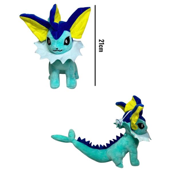 PELUCHE POKEMON VAPOREON 21 CM