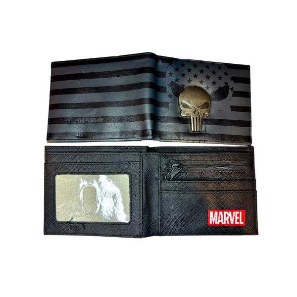 BILLETERA PUNISHER WAR FLAG