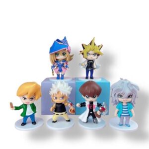 GASHAPONES YU-GI-OH 6PCS PVC HARD TOY SIZE 8-9 CM