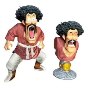 FIGURA DRAGON BALL MISTER SATAN 2PCS PVC HARD TOY COLOUR WITH BASE SIZE 13-18 CM CON CAJA