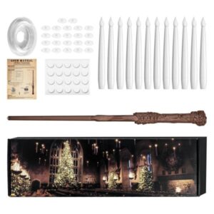 VELAS FLOTANTES HARRY POTTER - 12 VELAS CON VARITA