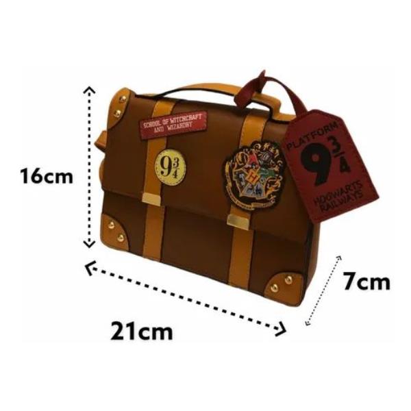 CARTERA HARRY POTTER HOGWARTS 9¾ MARRÓN - Imagen 3