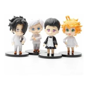 GASHAPONES THE PROMISED NEVERLAND 4PCS SIZE 9 CM