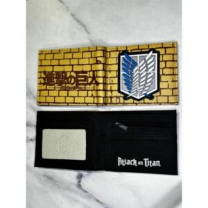 BILLETERA ATTACK ON TITAN  LEGION CUERO SINTETICO