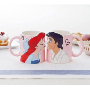 TAZA 3D CERAMICA DISNEY ARIEL Y ERIC CON CAJA