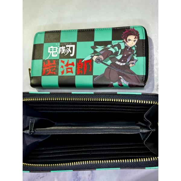 BILLETERA DAMA TANJIRO DEMON SLAYER CUERO SINTETICO