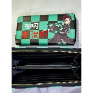 BILLETERA DAMA TANJIRO DEMON SLAYER CUERO SINTETICO