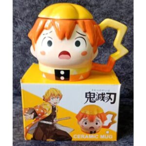 TAZA 3D CERAMICA DEMON SLAYER ZENITSU CON CAJA