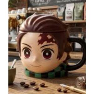 TAZA 3D CERAMICA DEMON SLAYER TANJIRO CON CAJA