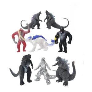GASHAPONES GODZILLA VS KING KONG SIZE 8PCS 8 CM