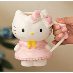 TAZA 3D CERÁMICA HELLO KITTY  #01 CON CAJA