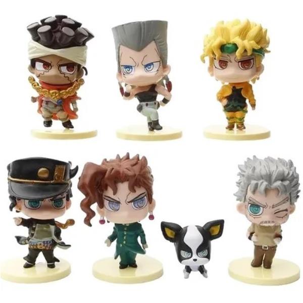 GASHAPONES JOJOS 7PCS SIZE 7 CM