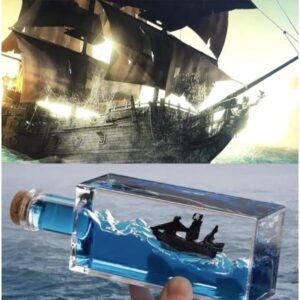 BARCO PERLA NEGRA BOTELLA INSUMERGIBLE COLOUR BOX SIZE 15X5 CM