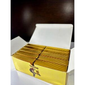 TRADING CARD POKEMON GOLD DORADO EN CAJA CON 10 MAZOS