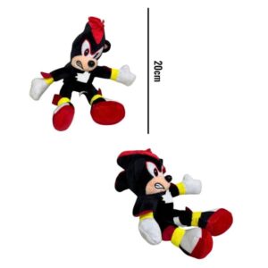 PELUCHE SONIC LLAVERO SHADOW 20 CM