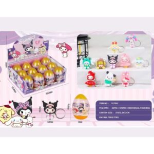 HUEVOS SORPRESA COLECCIONABLES KUROMI 12 PCS