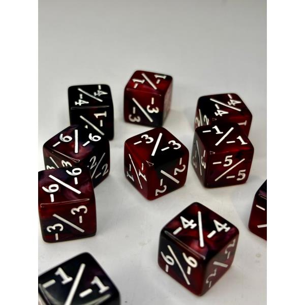SET 10 DADOS MAGIC CONTADORES NEGATIVOS #04