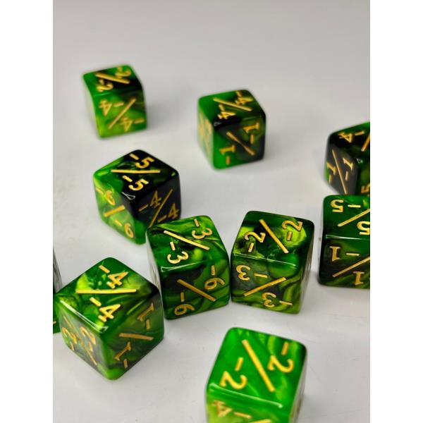 SET 10 DADOS MAGIC CONTADORES NEGATIVOS #01