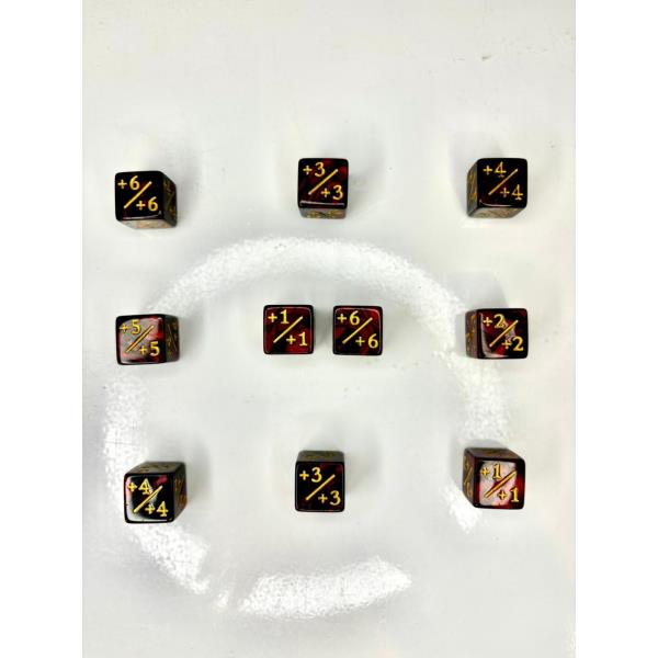 SET 10 DADOS MAGIC CONTADORES POSITIVOS #04 - Imagen 2