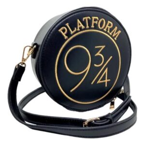 CARTERA BANDOLERA HARRY POTTER PLATAFORMA 9¾ NEGRA