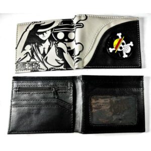 BILLETERA ONE PIECE LUFFY GRIS