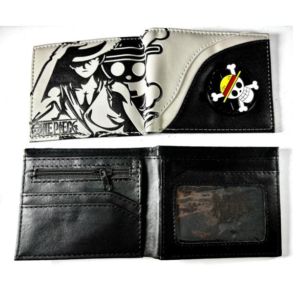 BILLETERA ONE PIECE LUFFY GRIS