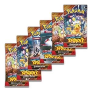 TRADING CARD POKEMON SURGING SPARKSEN BLISTER CON 36 SOBRES