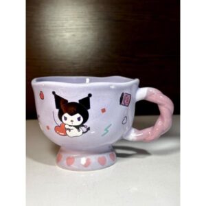 TAZA 3D CERÁMICA KUROMI - SANRIO VIOLETA CON CAJA