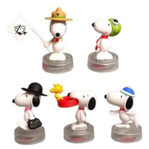 GASHAPONES SNOOPY 5PCS 5 CM