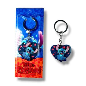 LLAVERO METAL GIRATORIO STITCH #01