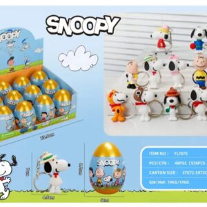 HUEVOS SORPRESA COLECCIONABLES SNOOPY 12 PCS