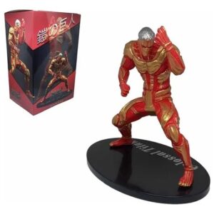 FIGURA ATTACK ON TITAN ACORAZADO CON CAJA