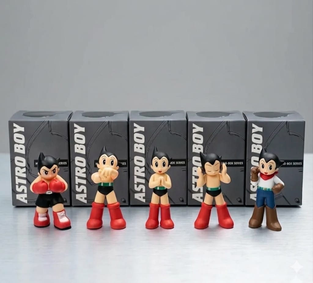 GASHAPONES ASTRO BOY 5PCS PVC SIZE 5CM CON CAJA