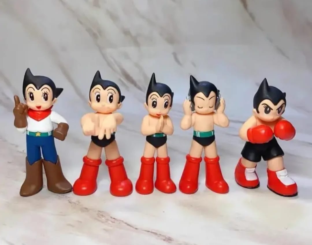 GASHAPONES ASTRO BOY 5PCS PVC SIZE 5CM CON CAJA