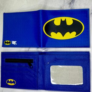 BILLETERA BATMAN DC MURCIELAGO AZUL SILICONA