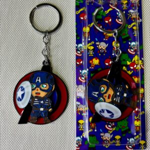 LLAVERO METAL GIRATORIO CAP.AMERICA #01