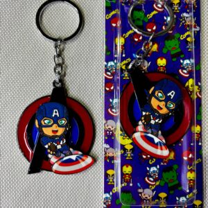 LLAVERO METAL GIRATORIO CAP.AMERICA #03