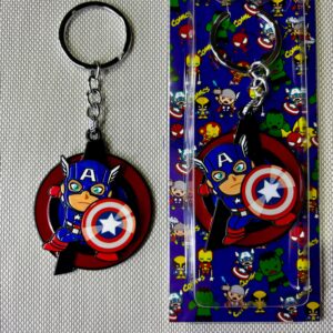 LLAVERO METAL GIRATORIO CAP.AMERICA #04