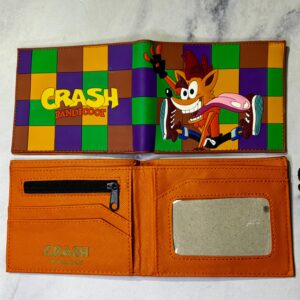 BILLETERA CRASH BANDICOOT MULTICOLOR SILICONA