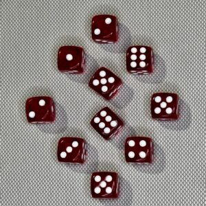 SET DE DADOS 6 CARAS X 10 #10