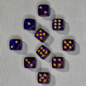 SET DE DADOS 6 CARAS X 10 #19