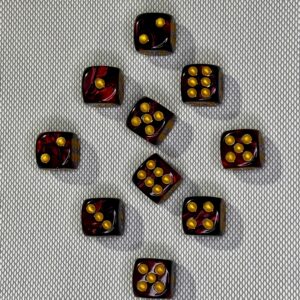 SET DE DADOS 6 CARAS X 10 #24