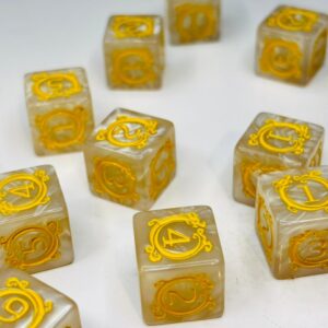SET 10 DADOS 6 CARAS ESPECIALES #08