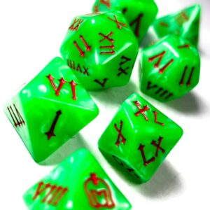 SET 7 DADOS ROL CON NUMEROS ROMANOS #09