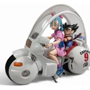 FIGURA DRAGON BALL BULMA EN MOTO PVC HARD TOY COLOUR SIZE 16 CM
