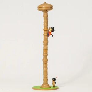 FIGURA DRAGON BALL GOKU TORRE MAESTRO GATO KARIN CON CAJA 35 CM