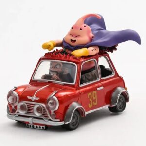 FIGURA DRAGON BALL Z MAJIN BOO Y MR SATAN EN AUTO PVC HARD TOY COLOUR SIZE 15 CM CON CAJA