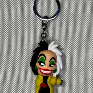 LLAVERO GOMA DISNEY VILLANAS DE DISNEY - CRUELA DE VIL #05